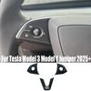 DQMN8 For Tesla Model 3 Highland Model Y Juniper 2025 Steering Wheel Button Sticker Protective Cover Patch Interior Car Accessories