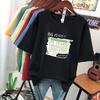 Женские футболки больших размеров с цифровой печатью, корейские свободные удобные футболки с круглым вырезом, летние женские повседневные дышащие топы больших размеров