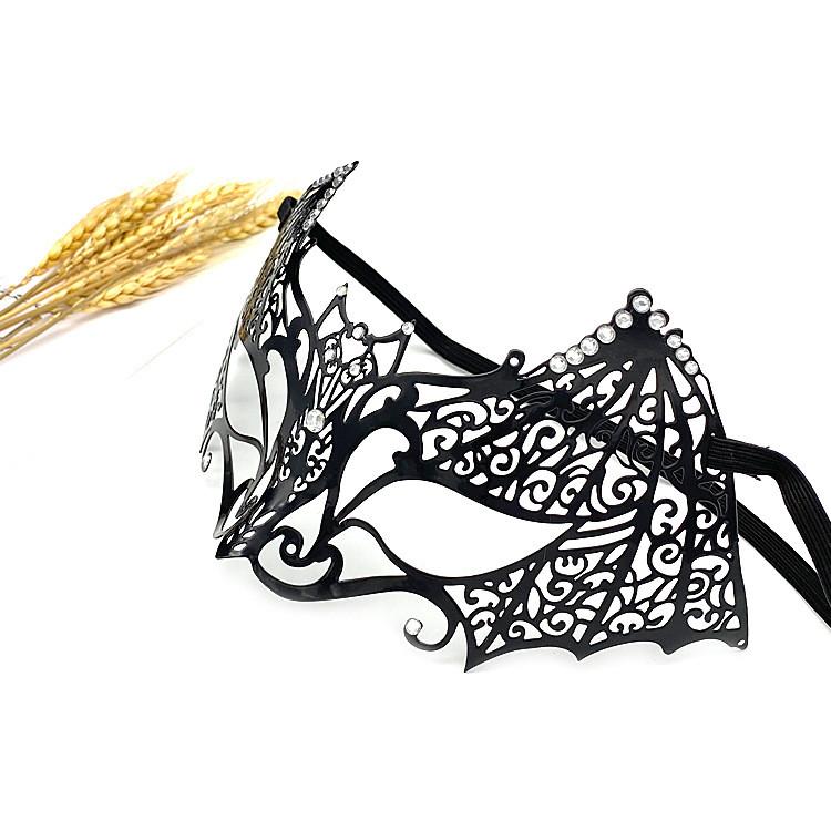 Mask Costume Metal With Embellishments For Halloween And Parties Holiday