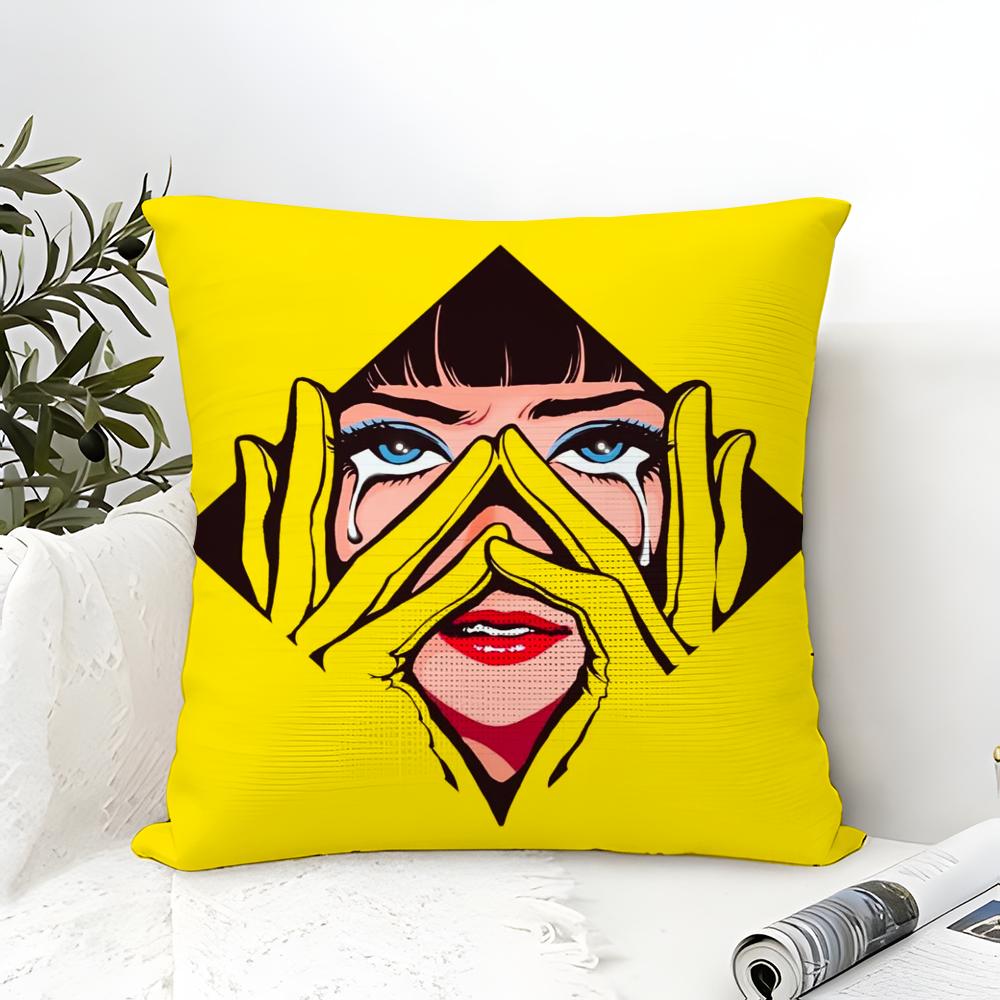 s Neon Style bar style KKamin Pillow Case linen pillow case sofa home decor cushion cover cushion cove