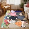Rock Star Night Carpet Design for Bedrooms Dormitory Playrooms Living Rooms Antislip Carpet Anime Office Decor Gift for Festivals