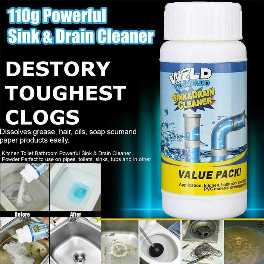 WildTornado Powerful Sink&Drain Cleaner High Efficiency Clog Remover