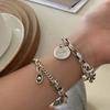 Thai Bracelet for Women Vintage Geometric Heart Love Lucky Punk Jewelry New