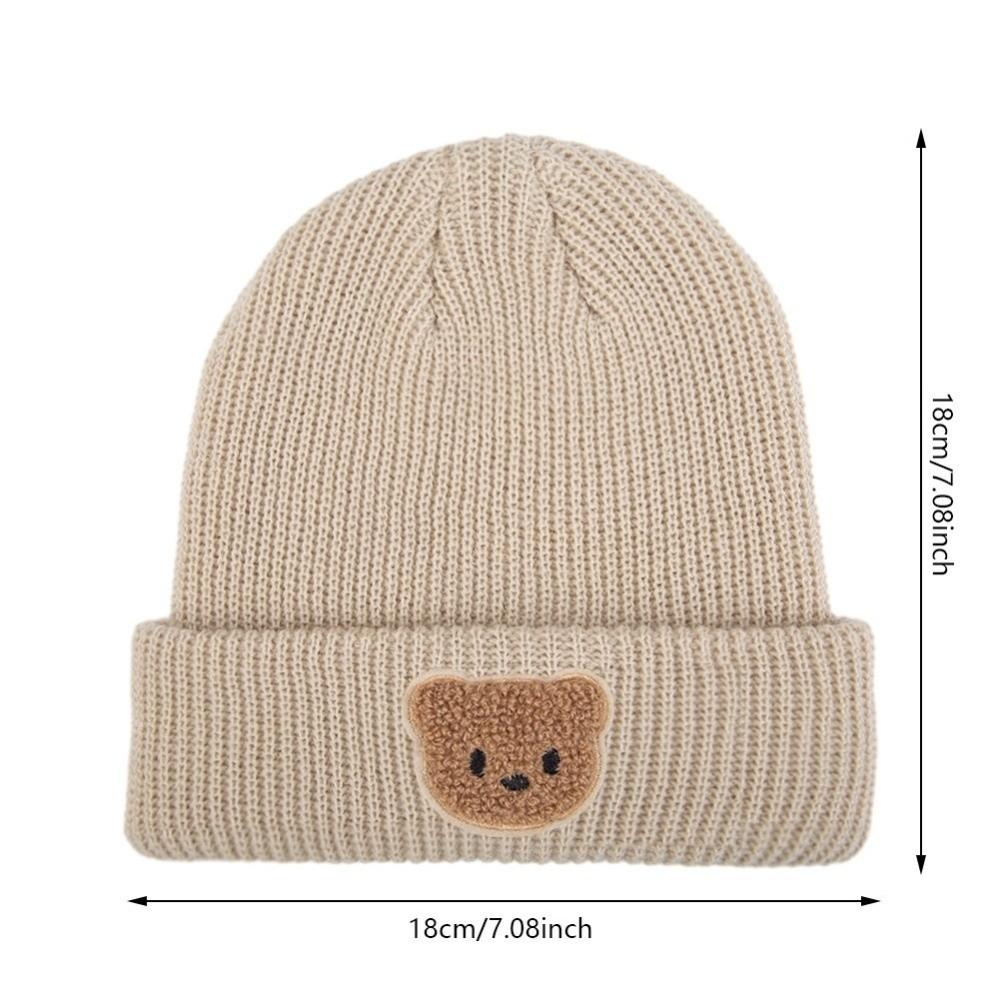 Warm Beanie Cap Cute Cartoon Pullover Cap Fashion Knitted Hat Winter