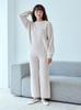 Gelato Pique Basic Powder Pullover Long Pants Set & (PWNT245352) Women's (BEG)