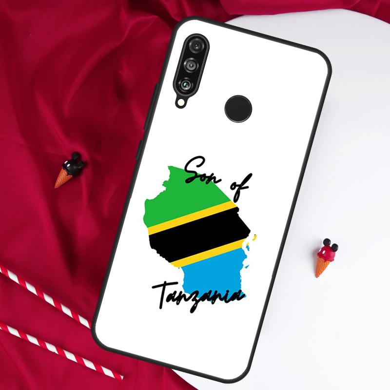 Tanzania National Flag For Huawei Nova Y61 Y91 Y73 Y72 Y90 Y70 Y60 12s 12i 11i 8i 9 10 SE P60 P30 Pro P40 Lite Case