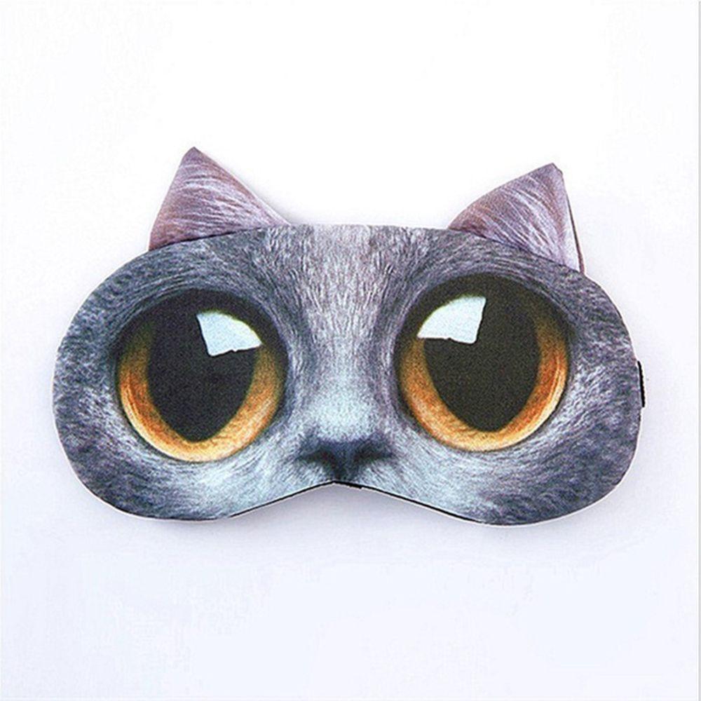 Hot Fashion Cartoon Animal Blindfold Sleeping Aid Shade Cover 3D Sleeping Eyepatch Nap Eye Mask