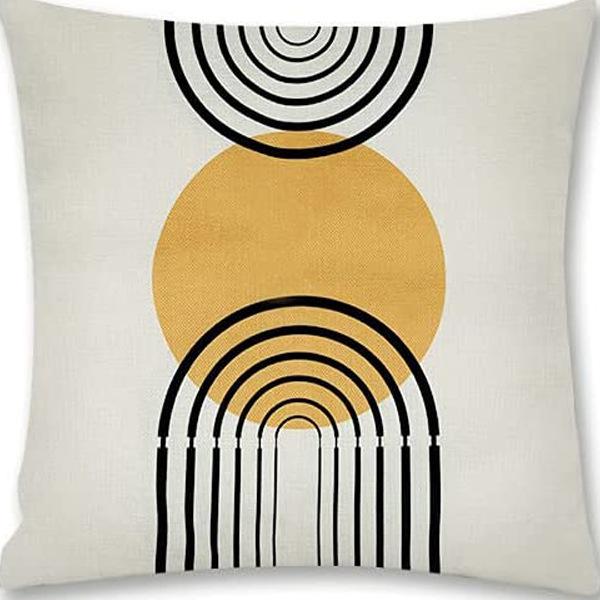 Популярная Простая Абстрактная Геометрическая Наволочка Скандинавский Моранди Дом Диван Автомобиль Подушка Чехол