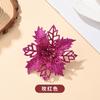 Plastic Christmas Flower Decorations Tree Ornamentation Festive Holiday Party Home Xmas Decoration Supplies