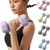 2KG Hand Weights Set Soft Rubber Handle Dumbbell Pair High Quality Small Dumbbell  Gym