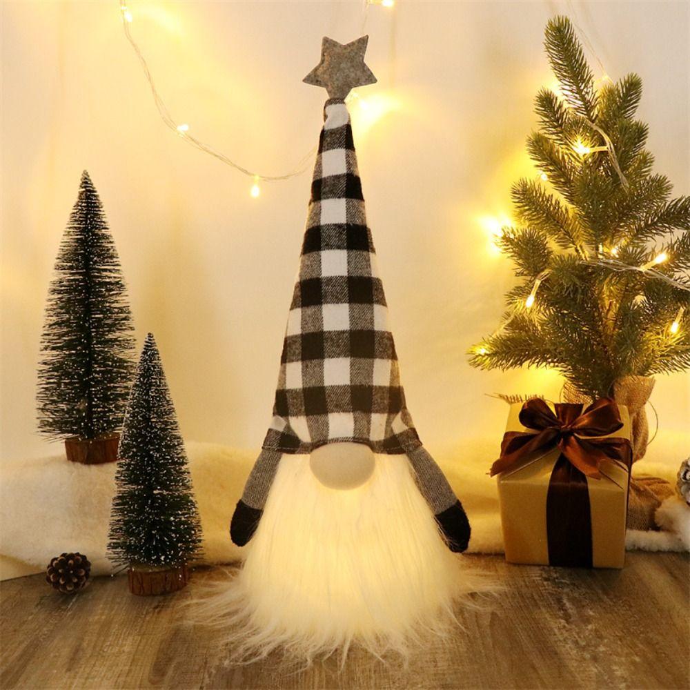 Мягкие Безликие Старики Украшения Милая Рождественская Кукла Рождественская Кукла Рудольф Декор для Отеля Офиса