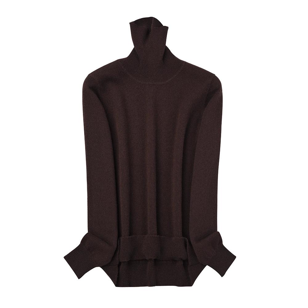 Womens 100% Cashmere Turtleneck Pullover Sweater