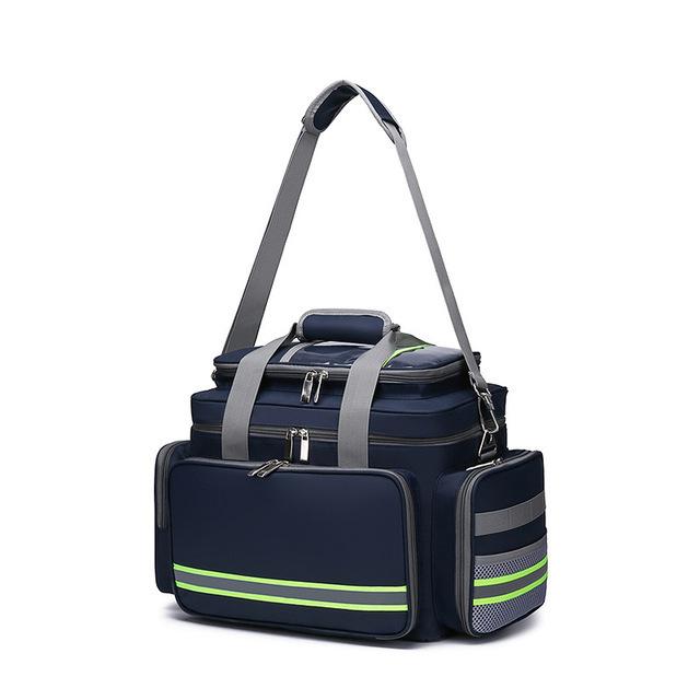 Медицинская сумка для оказания первой помощи на открытом воздухе, аварийно-спасательная сумка большой вместимости, пустые водонепроницаемые светоотражающие оксфордские дорожные сумки с несколькими карманами 6