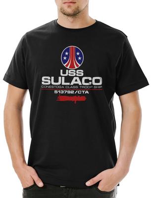 Мужская футболка USS Sulaco II Prometheus USCSS Nostromo Чужой Логотип Yutani Corp
