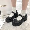 White Mary Jane Lolita Shoes Japanese Students JK Female High Heel Uniform College Girl Shoes Platform Shoe Ladies Vintage Pumps