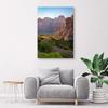 Canvas print, Road mountains forest landscape