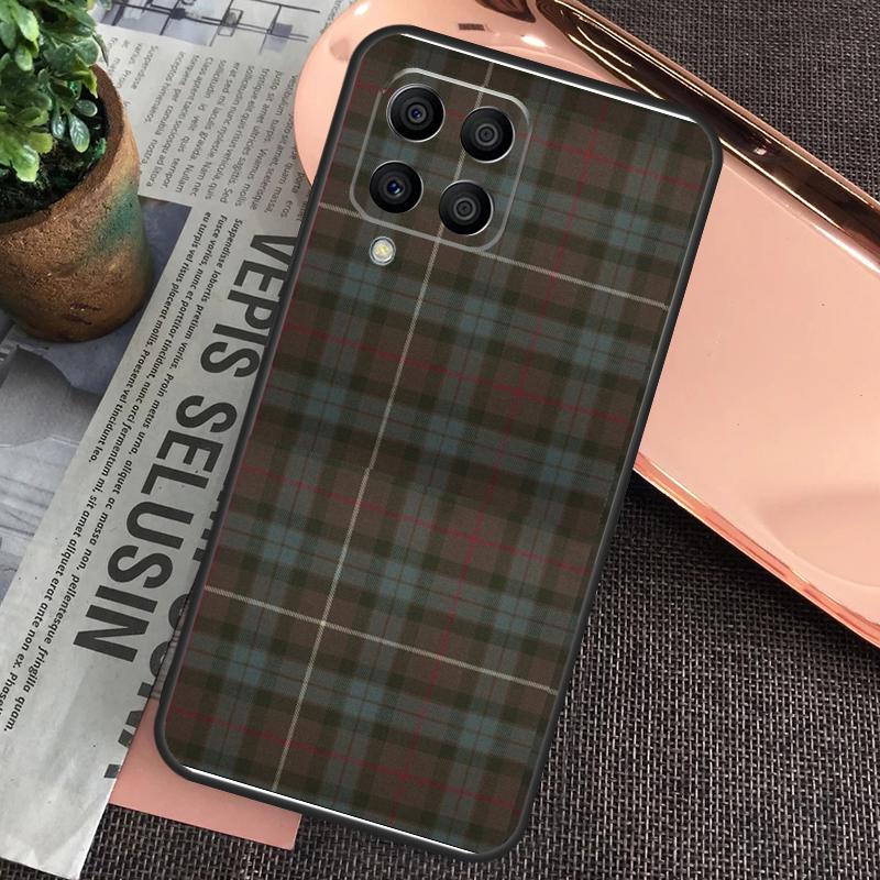 Тартан клана Фрейзер Чехол Для Samsung Galaxy M32 M31 M12 M52 M13 M33 M53 M11 M51 M15 M55 M14 M34 M54 M20 M30s