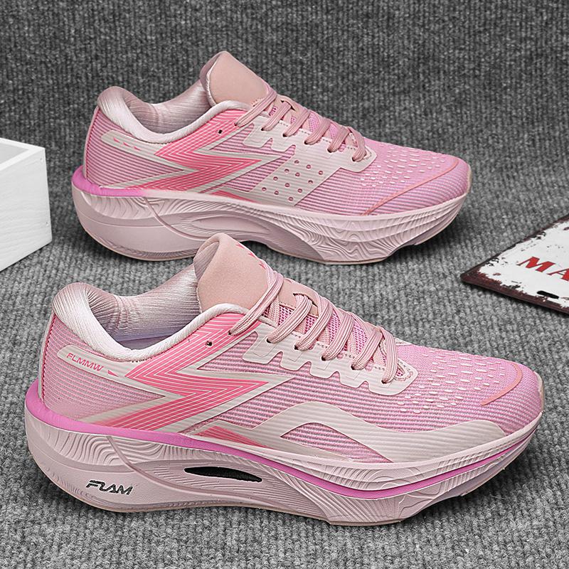 Кроссовки для марафона из углеродного волокна для мужчин, спортивная обувь для бега на воздушной подушке, легкие женские кроссовки для занятий спортом в спортзале, походов и бега