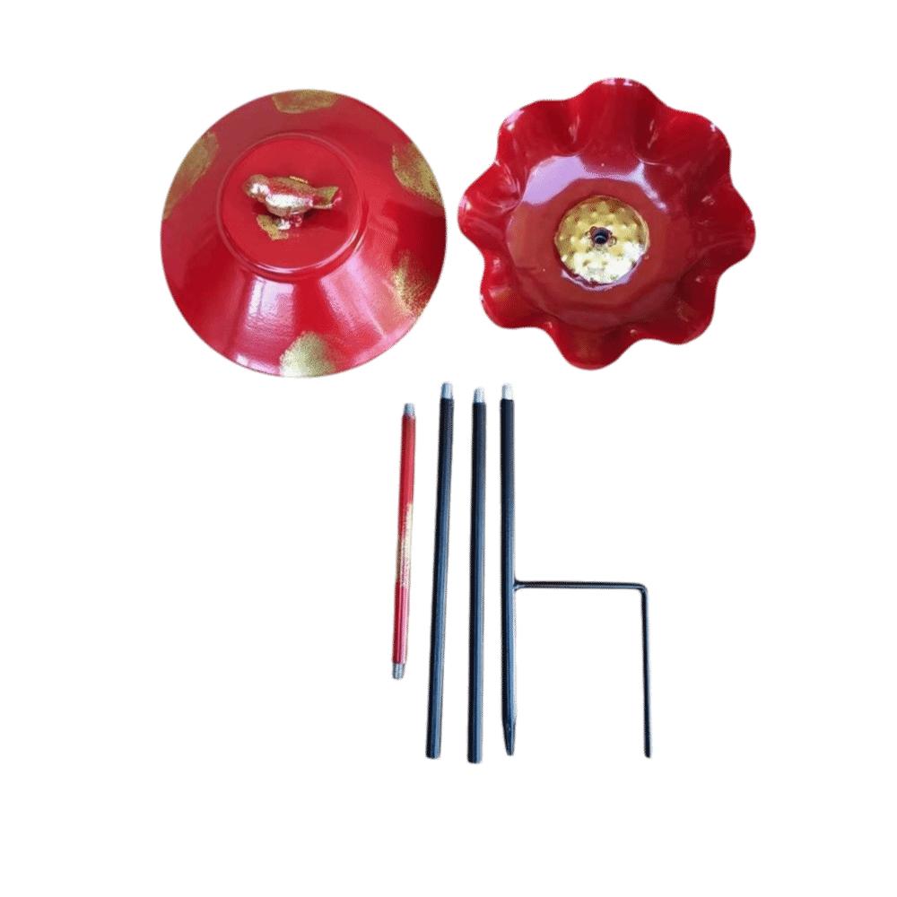 Rust-resistant Bird Water Drinker Large Capacity Hummingbird Feeder Outdoor Decor
