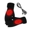 USB Heated Gloves 3-Level Heating, Cold Weather Thermal Gloves For Cycling Camping, Waterproof Winter Gloves For Construction