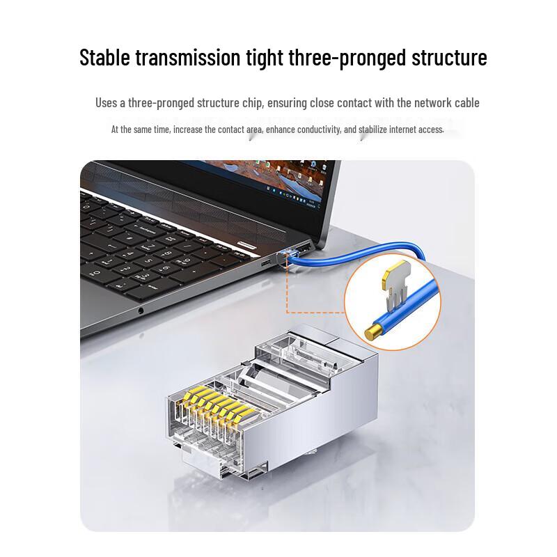 UGREEN Cat6 Shielded RJ45 Connector (100-Pack)