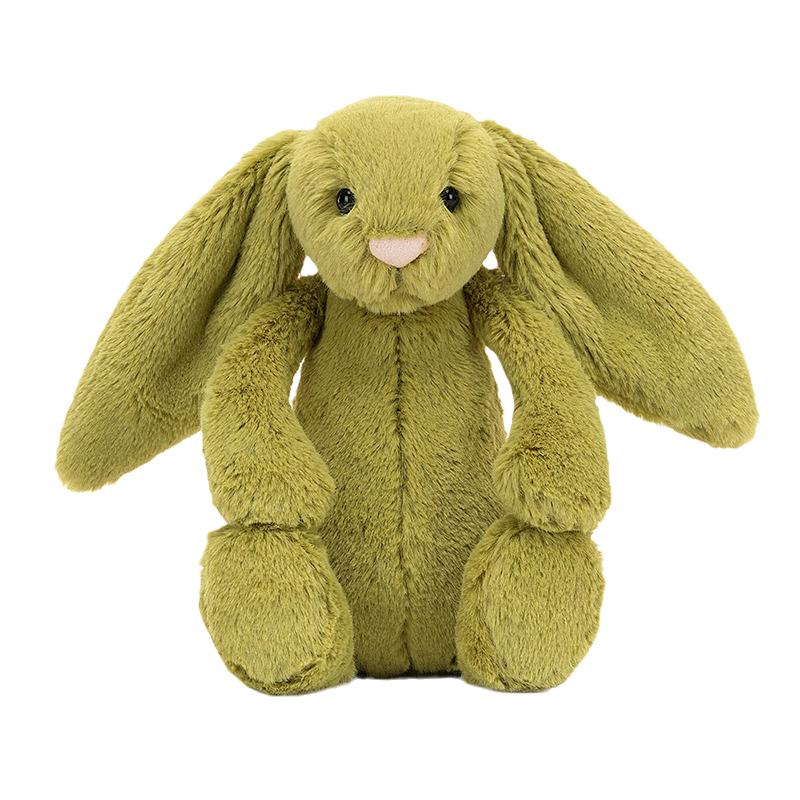 Jellycat Кролик Бонни Мох Маленькая Успокаивающая Кукла Плюшевая Кукла Высота 18 см