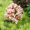 Rural Style Sakura Miniatures Plastic Simulation Trees Landscape Micro Figurines   Yard