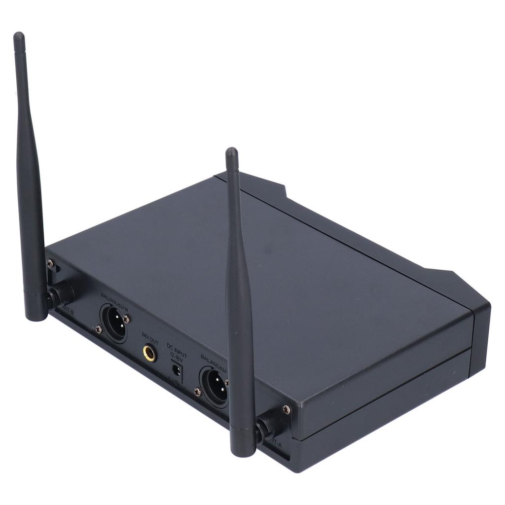 Беспроводной микрофон Стабильная частота UHF 2 Ручной микрофон с приемником для церкви