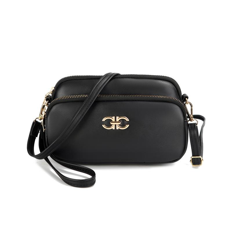 Гуанчжоу женская сумка модная мини-сумка через плечо большая вместимость однотонная нишевая простая женская маленькая сумка