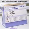 Mini Desk Calendar 2026 Jan.2026 - Dec.2026 12 Months Planner Twin-Wire Binding