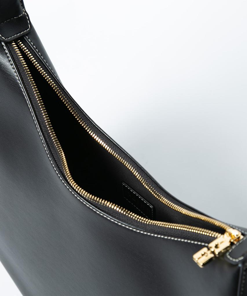 Shoulder Bag A5677 5893 LARGE HOBO BLACK [Gunny] Women's [Item]