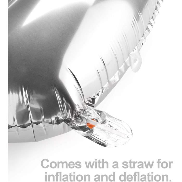 Ballon Chiffre - Or - 18 - 100cm - Hélium - Décoration Anniversaire