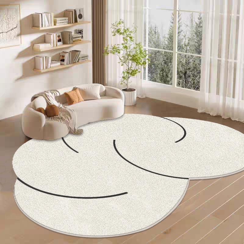 Nordic Irregular Carpet Спальня Прикроватный ковер Впитывающий Грязеотталкивающий Противоскользящий Гостиная Ковер