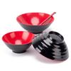 Melamine Fruit Salad Bowl Ring Striped Pattern Soup Bowl Noodle Bowl Ramen Bowl  Commercial