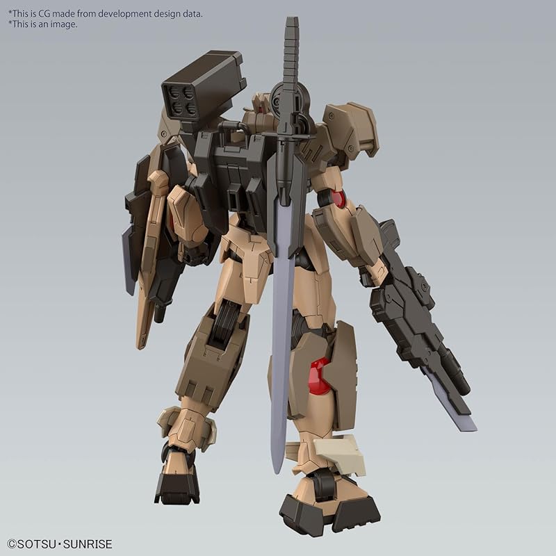 HG gundam build metaverse Gundam 00 Commando Quanta Desert Type масштаб 1/144 Цветная пластиковая модель