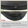Motorcycle Black Front Driver Seat Backrest Pad Accessories For Harley Models Equipped with Rider Backrest '09-later