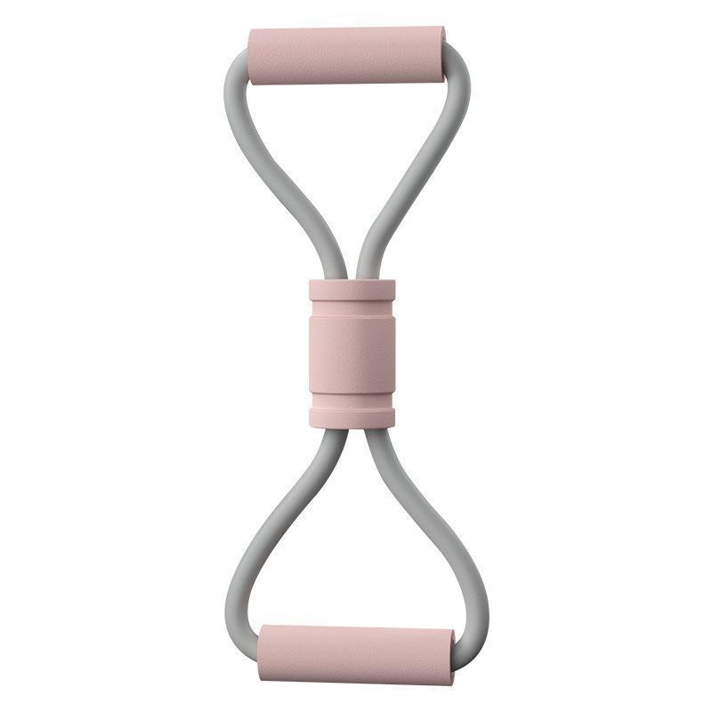 Women's 8-Shaped Resistance Band for Back Training & Yoga - Enhance Flexibility & Strengthen Back Muscles with This Home Fitness Essential.