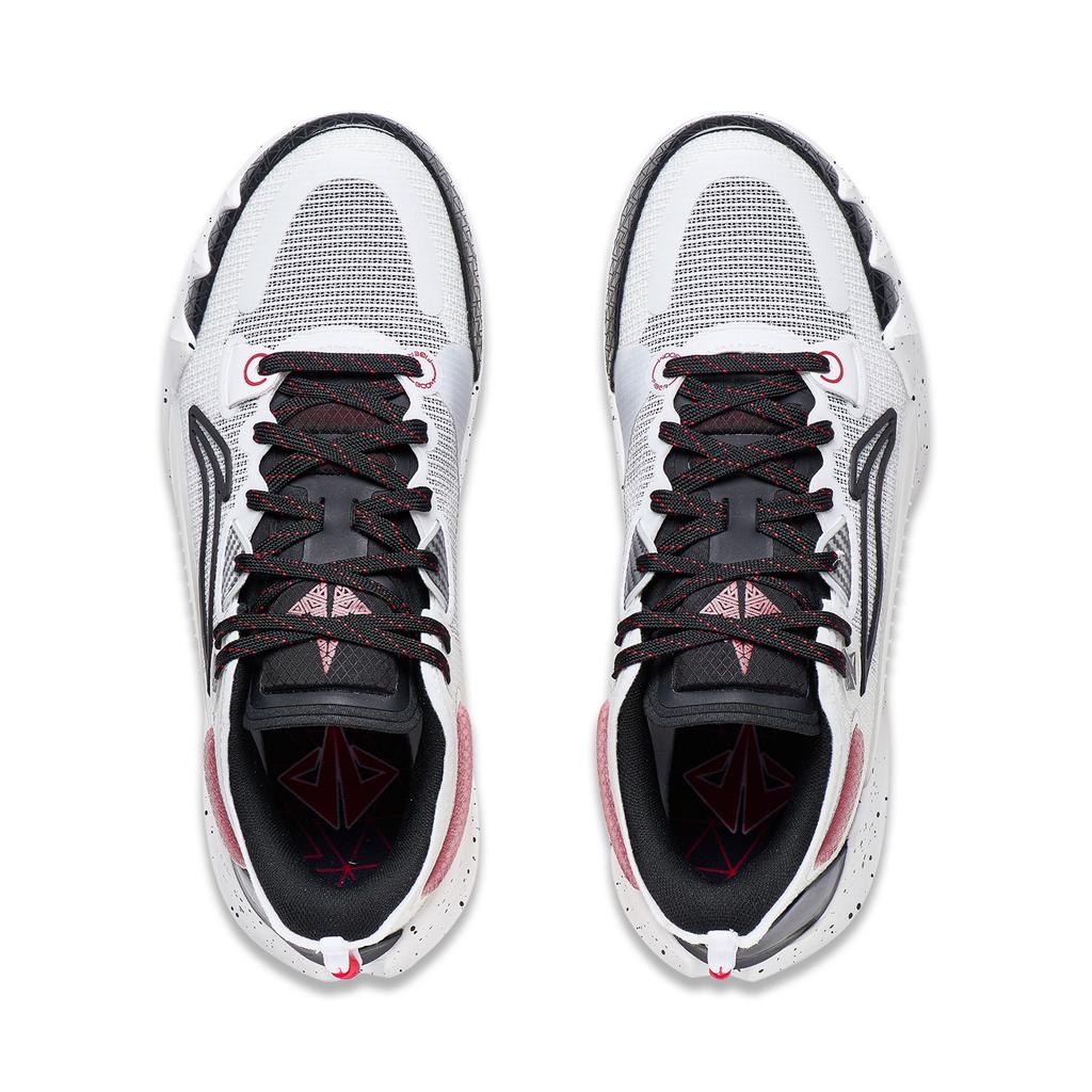 Li Ning JB1 нескользящие прочные низкие кроссовки мужские кроссовки белые черные ABAS051-2