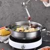 Stainless Steel Double-layer Steaming Pot, Soup Steaming Dual-purpose Pot with Steaming Basket, Thickened 28CM Steaming Pot