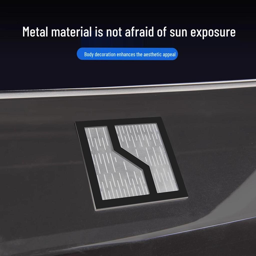 Алюминиевая наклейка с кнопкой P для переключения передач Zeekr 009 - Аксессуар для украшения центральной консоли (24-25)