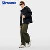 FILA FUSION Men's Loose Hooded Woven Workwear Jacket