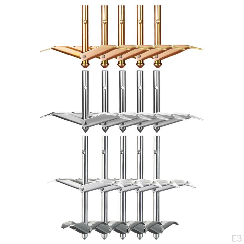 5 грунтовых анкеров для поддержки виноградных шпалер в теплицах и садах