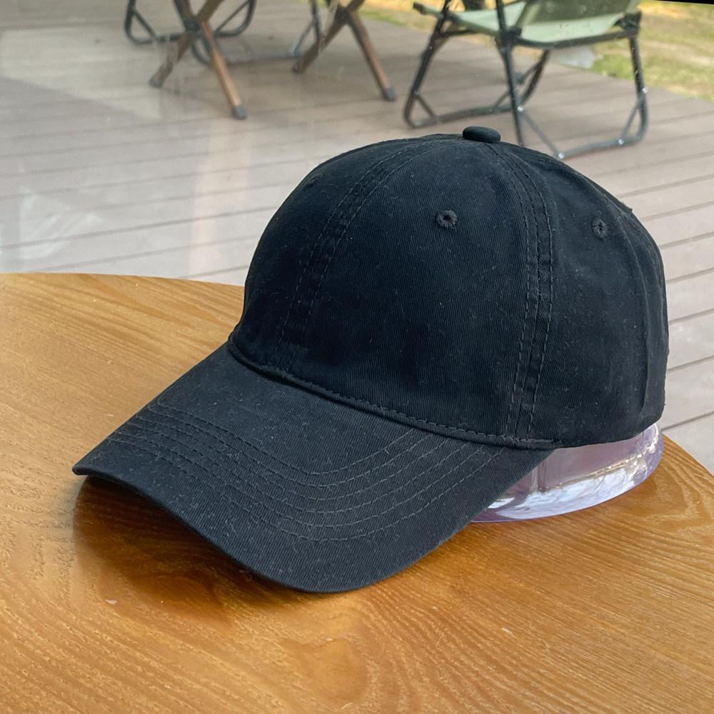 Hat Women's Simple Versatile Solid Color Baseball Cap Couple Casual Face Small Light Board Cap Men's Four Seasons