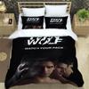 Fashion Tv Series Teen Wolf Bedding Collection Single Twin Full Queen King Size Bed Collection Adult Kid Bedroom Duvetcover Collection Home Textile