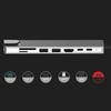 Интерфейс TypeC 8-в-1 к USB 3.0 хаб HDMI RJ45 Ethernet Mini SDTF OTG адаптер