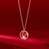 Серебряная подвеска 925 пробы со знаком Зодиака Кролик - Женская цепочка на ключицу, Дизайн 2022 года