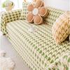 New Winter Lamb Velvet Sofa Cover Cloth Houndstooth Sofa Towel Full Cover Light Luxury Backrest Sofa Cover