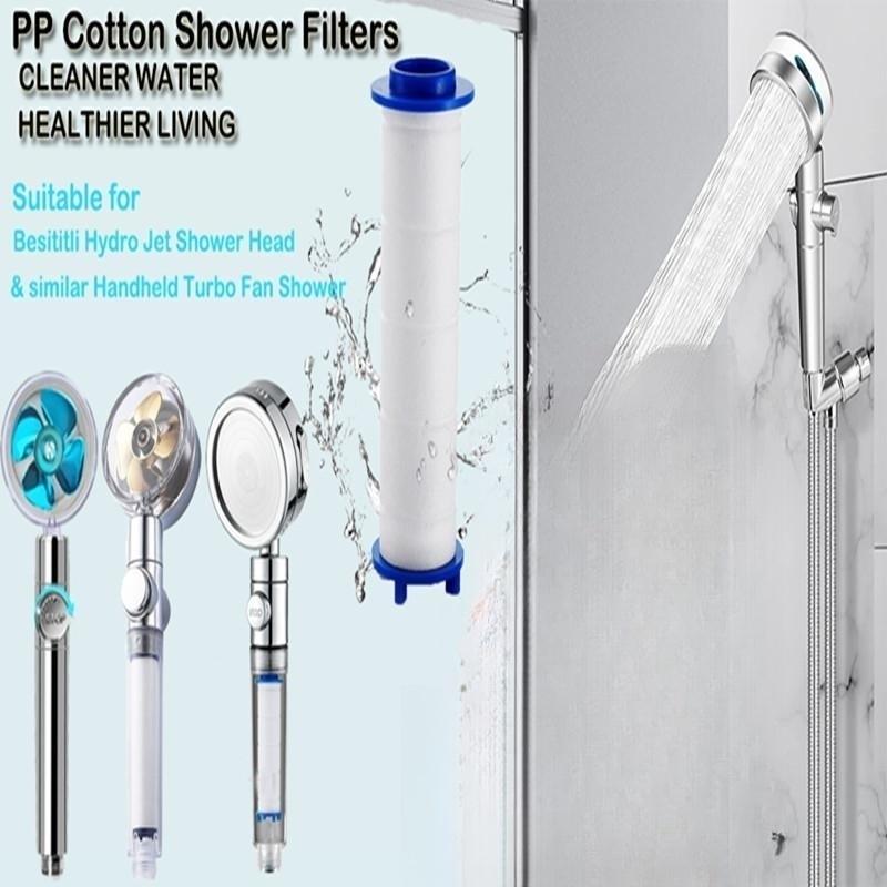 10 шт. сменный картридж для душа из полипропилена, хлопок, картридж для очистки воды, аксессуар для ванной комнаты для большинства ручных опрыскивателей для ванны