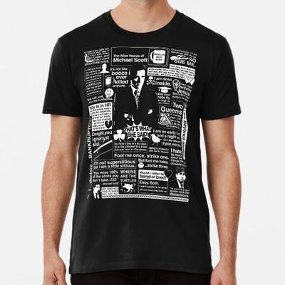 Мудрые Слова Майкла Скотта S to 5XL Сделано в Австралии/США Футболка