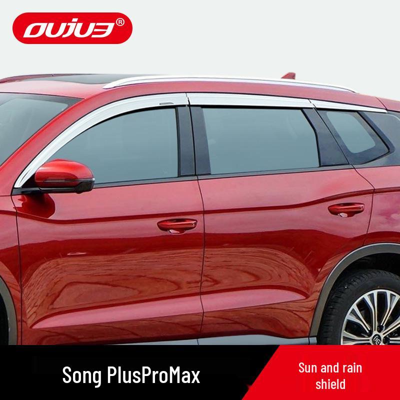 Electroplated Rain Guards for BYD Song Pro/PLUS/MAX DMI Window Eyebrows